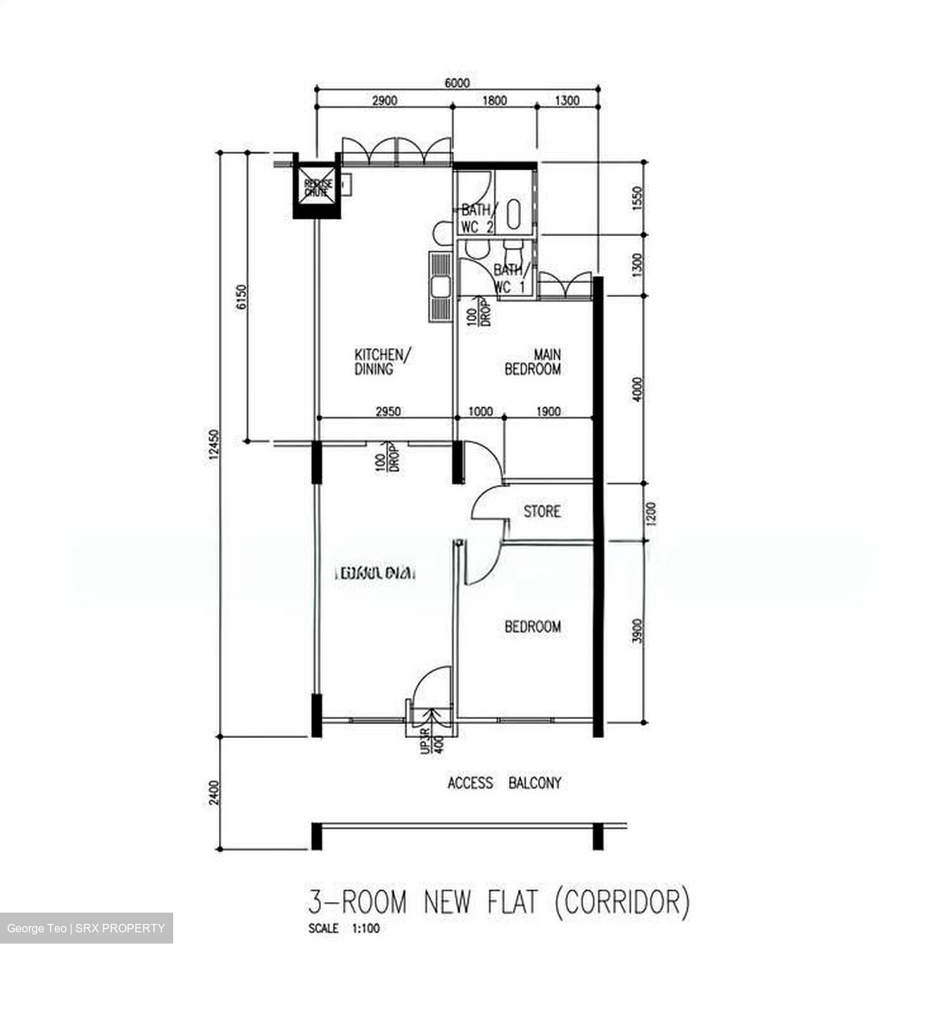 Blk 71 Siglap Lucky Valley (Bedok), HDB 3 Rooms #587731341